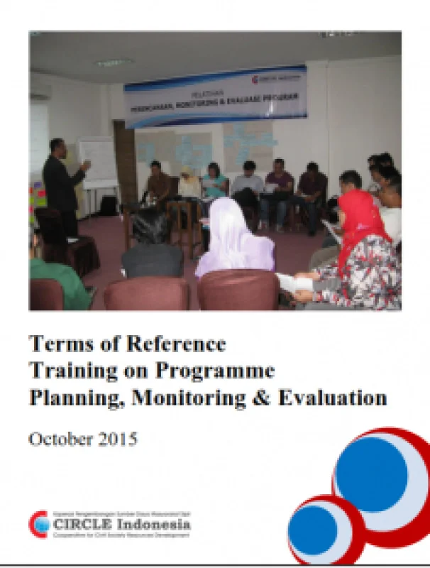 Pelatihan Perencanaan, Monitoring & Evaluasi Program, 6 - 9 Oktober 2015